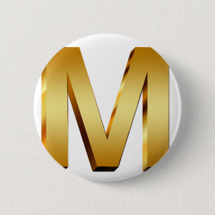 Badge Rond 5 Cm monogramme de maison de bureau de frère de soeur