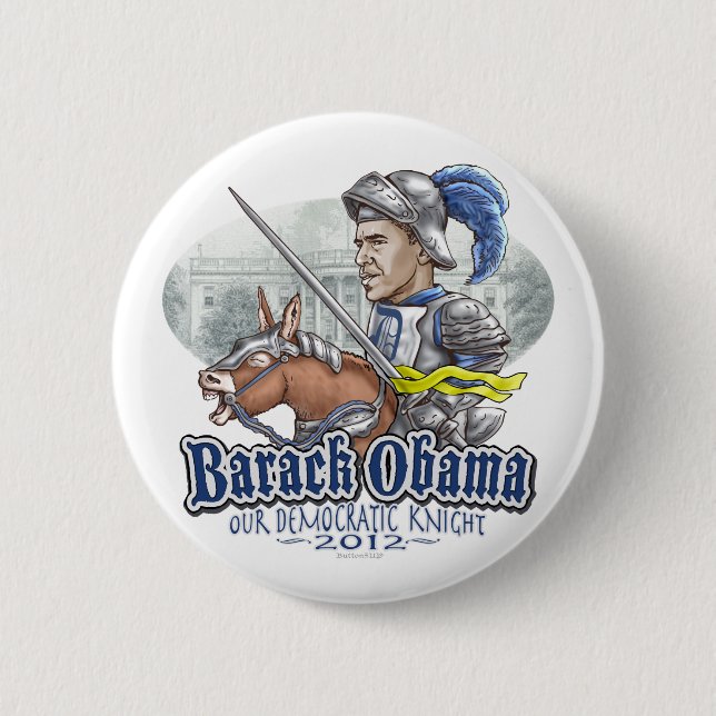 Badge Rond 5 Cm Monsieur Barack Obama (Devant)