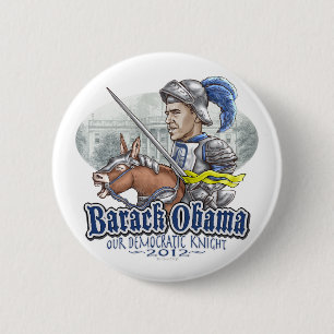 Badge Rond 5 Cm Monsieur Barack Obama