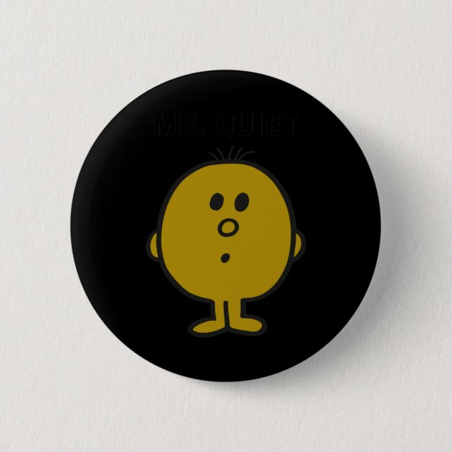Badge Rond 5 Cm Monsieur Calme (Devant)