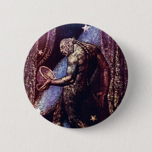 Badge Rond 5 Cm Monster Art : Fantôme d'une Flea par William Blake