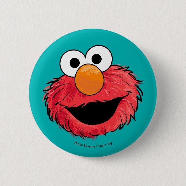 Badge Rond 5 Cm Monstre à la fin de cette histoire | Elmo (Devant)