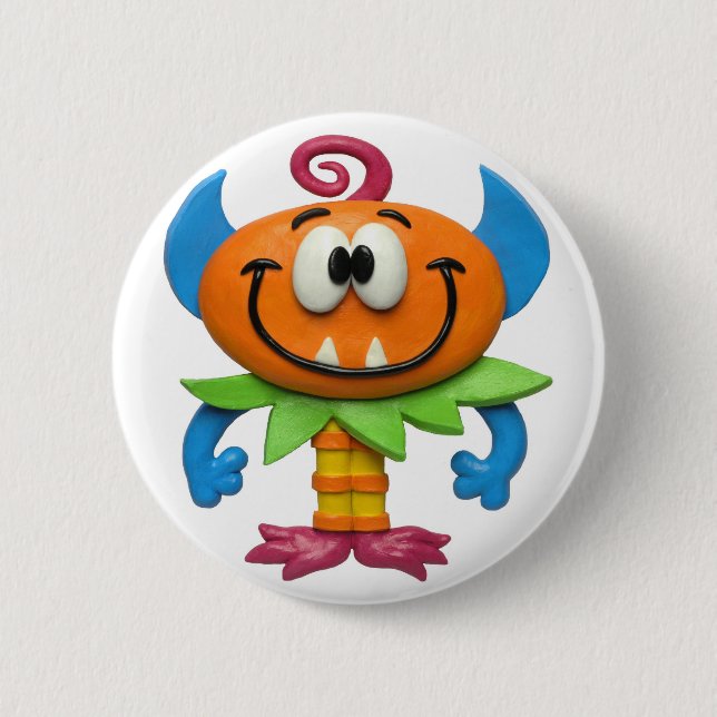 Badge Rond 5 Cm Monstre de bébé (Devant)