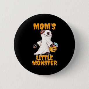 Badge Rond 5 Cm Monstre de la petite maman du Boo Funny Graphisme
