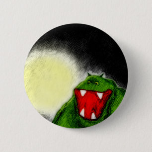 Badge Rond 5 Cm Monstre de nuit