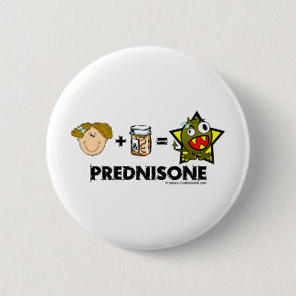 Badge Rond 5 Cm Monstre de prednisone