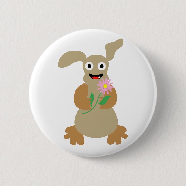 Badge Rond 5 Cm Monstre drôle (Devant)
