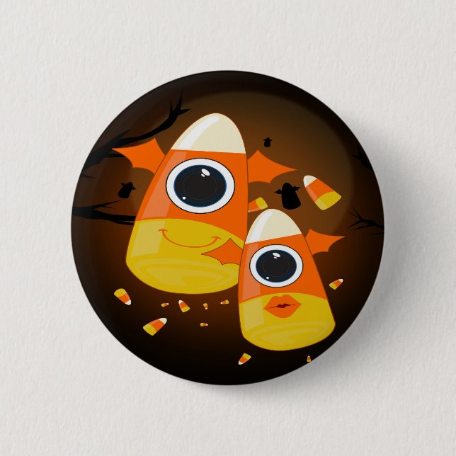Badge Rond 5 Cm Monstres de maïs (Devant)