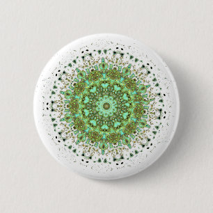 Badge Rond 5 Cm Monstres de mandala