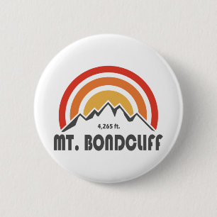 Badge Rond 5 Cm Mont Bondcliff New Hampshire