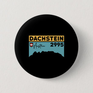 Badge Rond 5 Cm Mont Dachstein Ramsau Styrie Autriche Ski Randonné