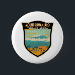 Badge Rond 5 Cm Mont Kilimandjaro Tanzanie Afrique Vintage<br><div class="desc">Design vectoriel du Kilimandjaro. C'est la plus haute montagne d'Afrique et la plus haute montagne autonome du monde.</div>