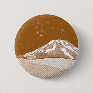 Badge Rond 5 Cm Mont Taranaki