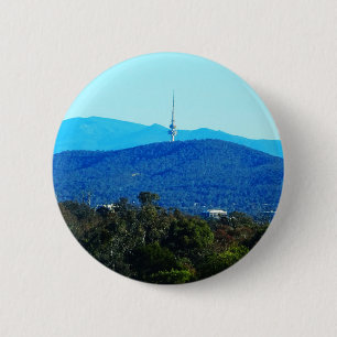 Badge Rond 5 Cm Montagne noire - Canberra