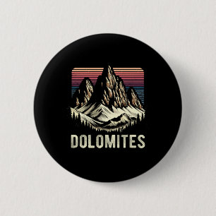 Badge Rond 5 Cm Montagnes Dolomites Alpes dolomitiques Escalade Ra
