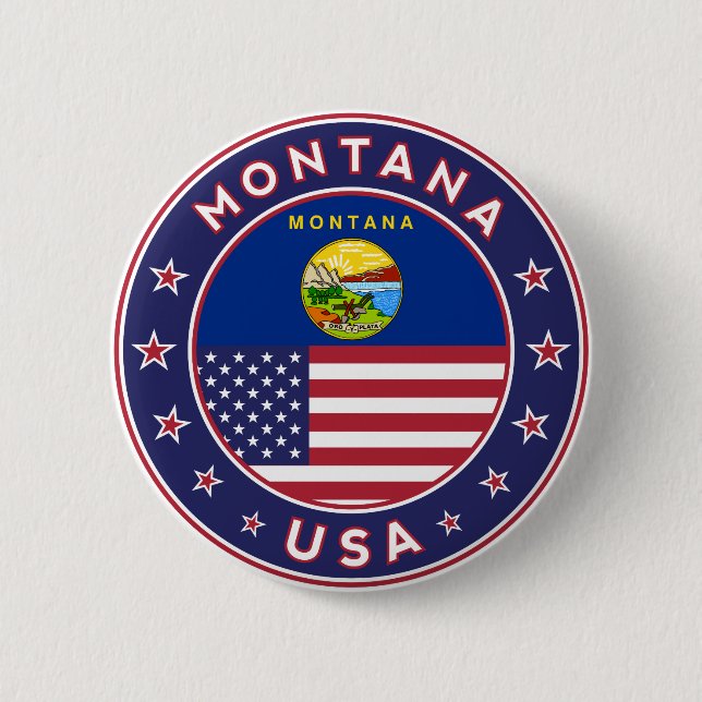 Badge Rond 5 Cm Montana (Devant)