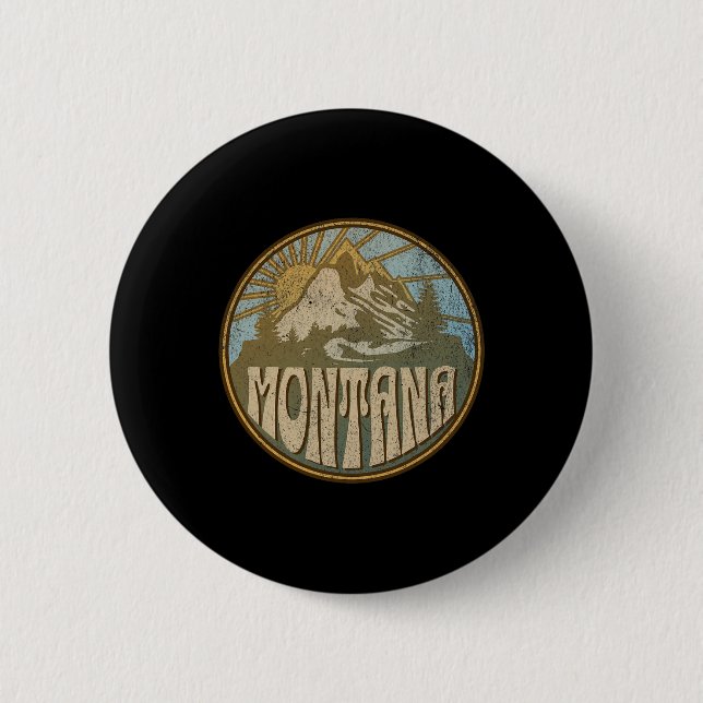 Badge Rond 5 Cm Montana  (Devant)