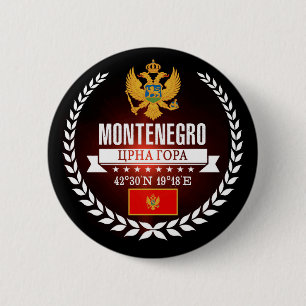Badge Rond 5 Cm Montenegro