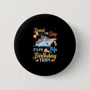 Badge Rond 5 Cm Monter à bord du navire C'est mon voyage pour mon
