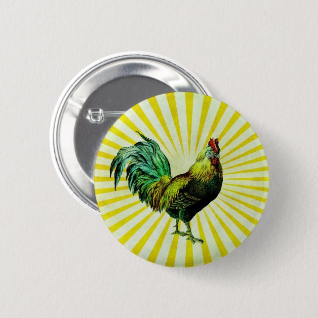 Badge Rond 5 Cm Monter et briller (Devant & derrière)