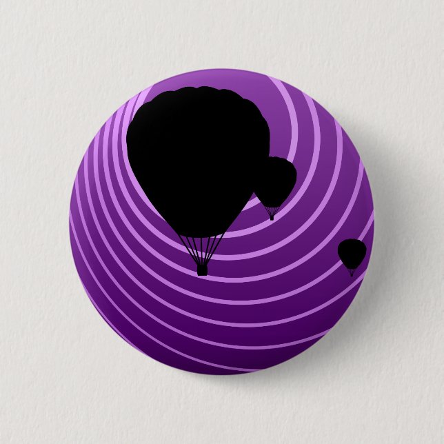 Badge Rond 5 Cm montgolfières (Devant)