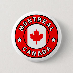 Badge Rond 5 Cm Montréal Canada