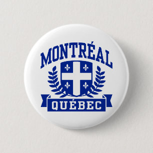 Badge Rond 5 Cm Montréal Québec