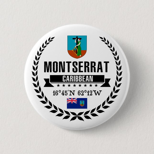 Badge Rond 5 Cm Montserrat (Devant)