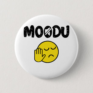Badge Rond 5 Cm Moodu Tamil Shutup drôle