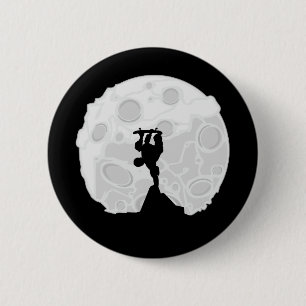 Badge Rond 5 Cm Moon