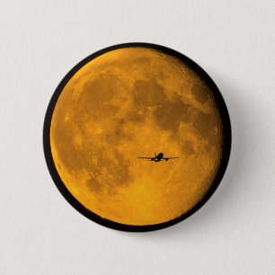 Badge Rond 5 Cm Moon de récolte