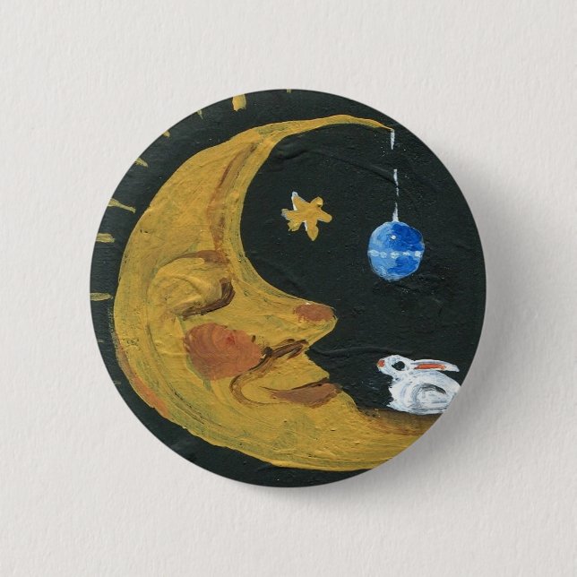 Badge Rond 5 Cm Moonface (Devant)