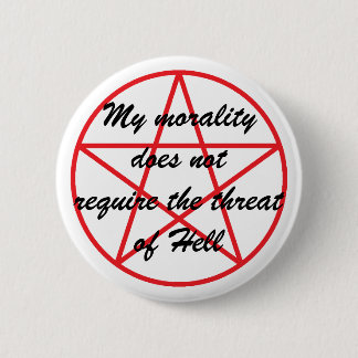 Badge Rond 5 Cm Moralité du Wiccan