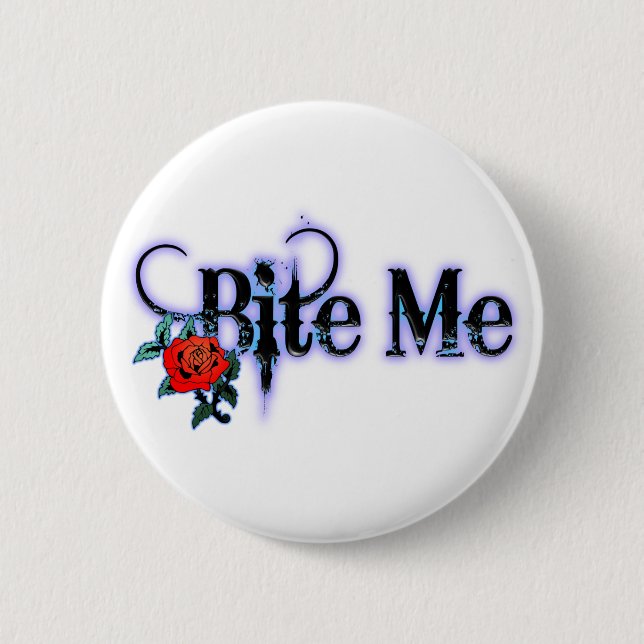 Badge Rond 5 Cm Mordez-moi (Devant)