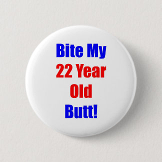 Badge Rond 5 Cm Morsure 22 mon bout