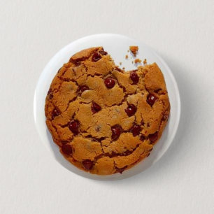 Badge Rond 5 Cm morsure de biscuit