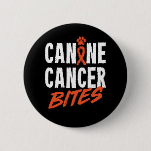 Badge Rond 5 Cm Morsures de cancer canin