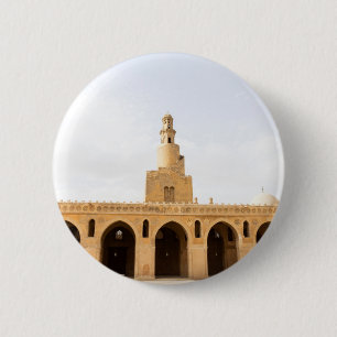 Badge Rond 5 Cm mosquée ibn tulun au Caire, Egypte