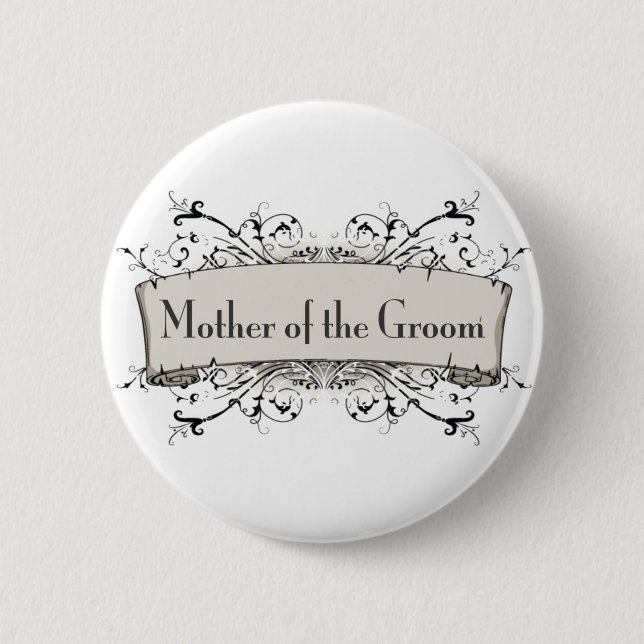 Badge Rond 5 Cm *Mother du marié (Devant)
