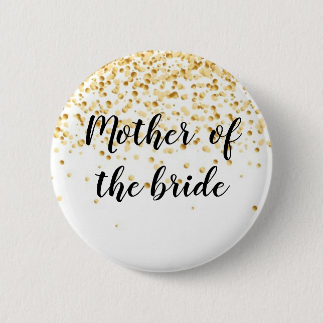 Badge Rond 5 Cm Mother of the bride (Devant)