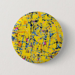 Badge Rond 5 Cm motif Abstrait