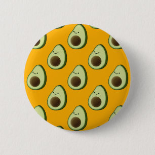 Badge Rond 5 Cm Motif Avocado