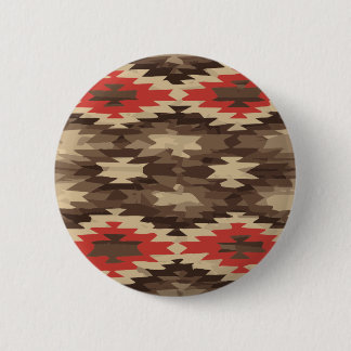 Badge Rond 5 Cm Motif Brown/Terra Cotta