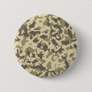 Badge Rond 5 Cm Motif Camo