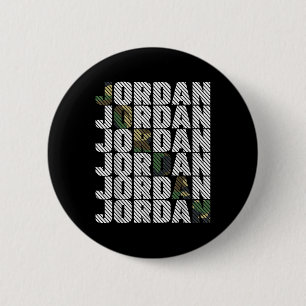 Badge Rond 5 Cm Motif camouflage vert Camo Jordan diagonal