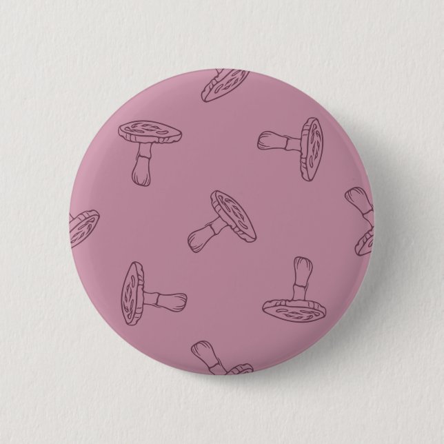 Badge Rond 5 Cm Motif champignon (Devant)