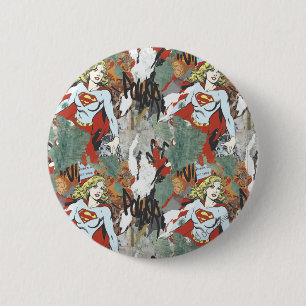 Badge Rond 5 Cm Motif comique 8 de câpres de Supergirl