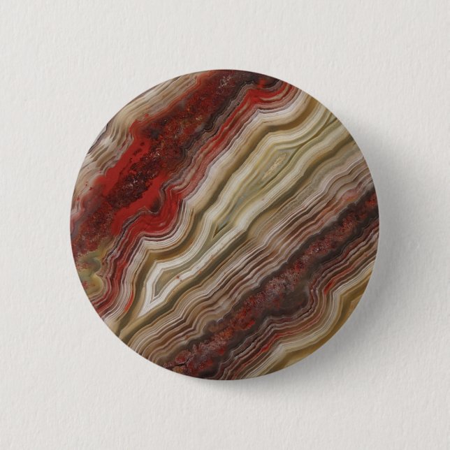 Badge Rond 5 Cm Motif d'agate (Devant)