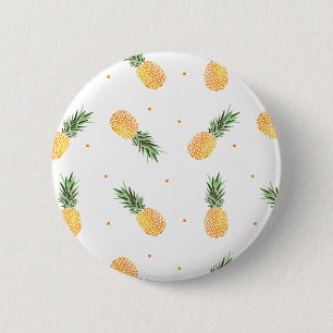 Badge Rond 5 Cm Motif d'ananas