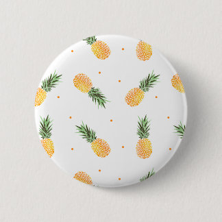 Badge Rond 5 Cm Motif d'ananas